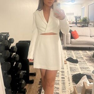 Zara Mini Cut Out Blazer